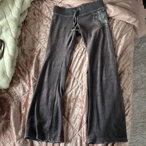 Y2K Low rise velvet pants